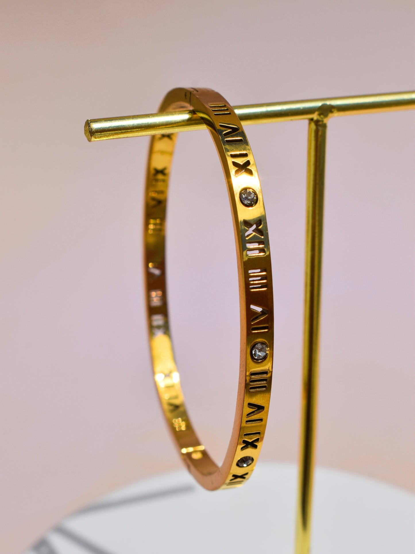 Roman number bangle