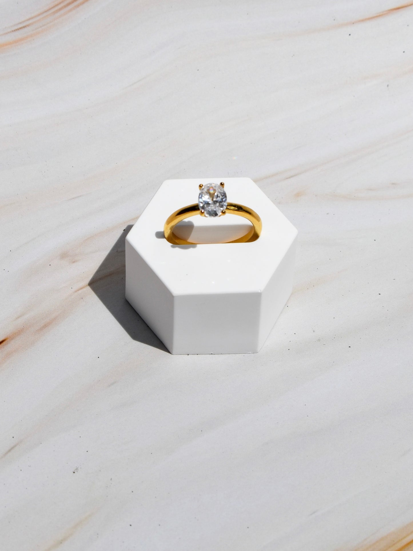 Small diamond ring