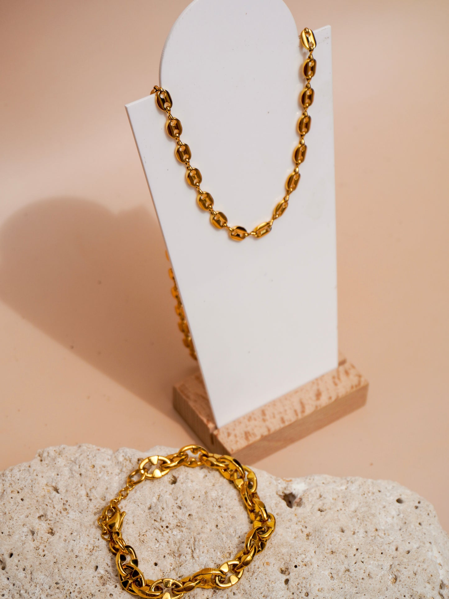 Coffee bean necklace