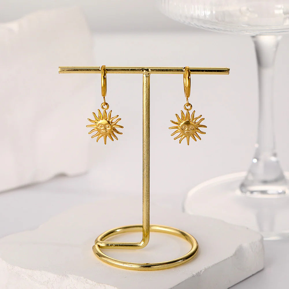 Sun earrings