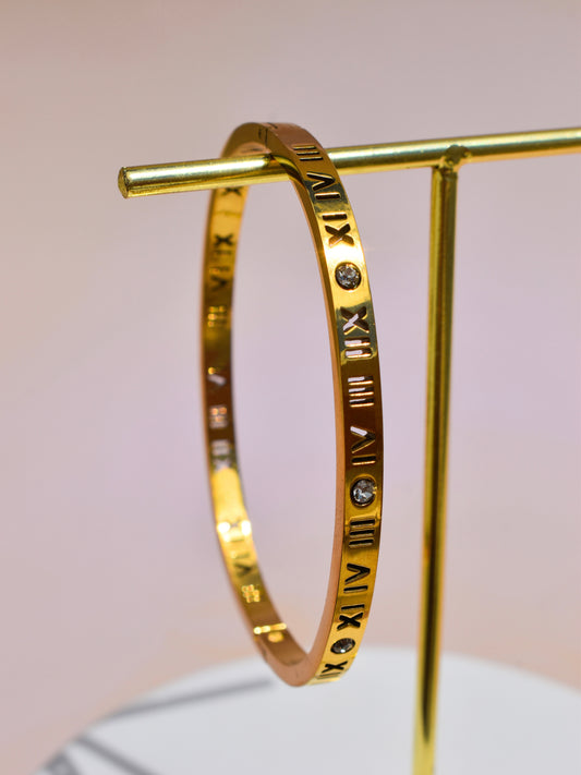 Roman number bangle