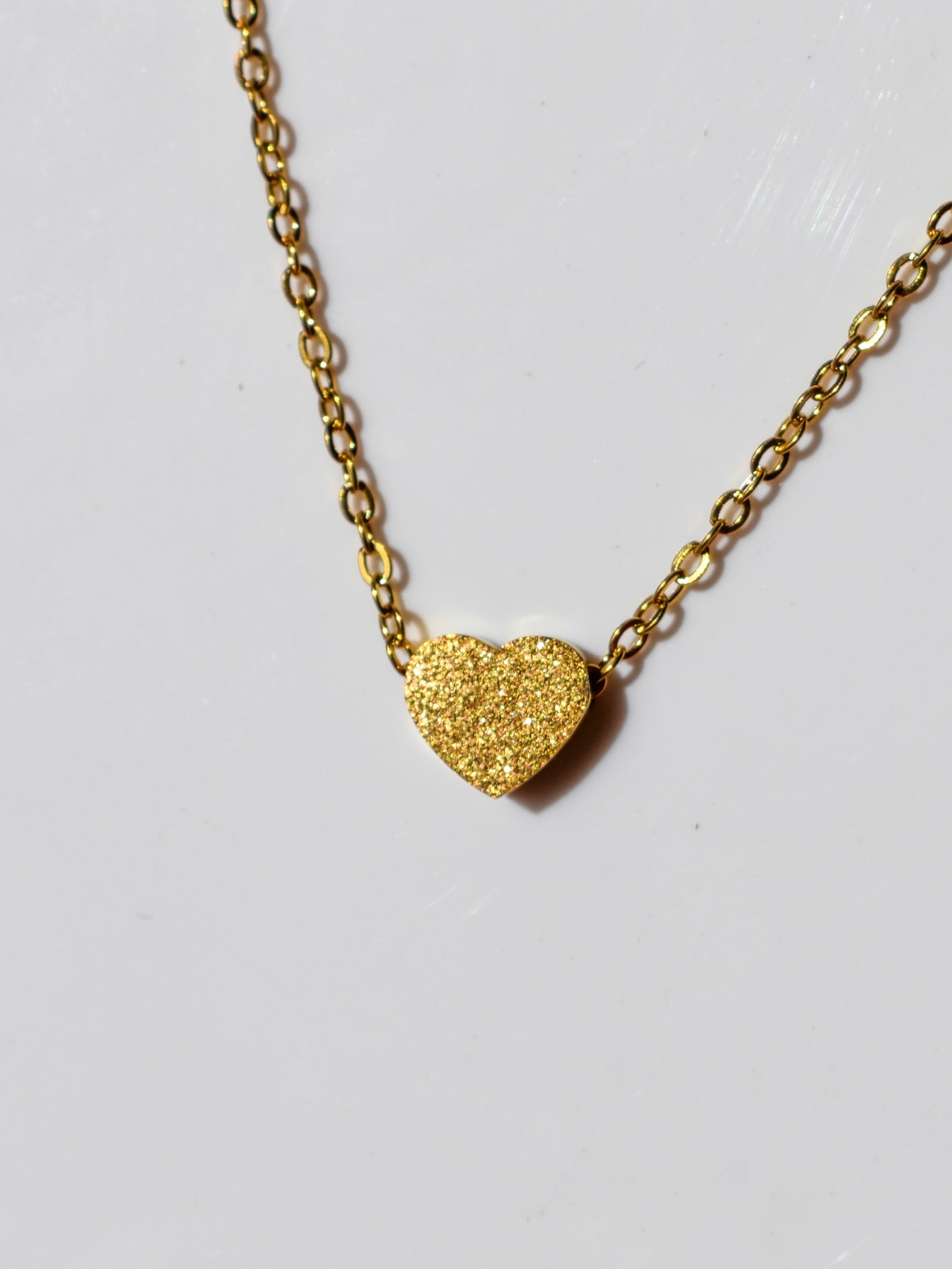 Heart necklace+ earrings set