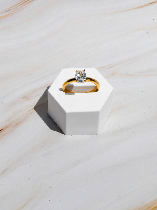 Small diamond ring