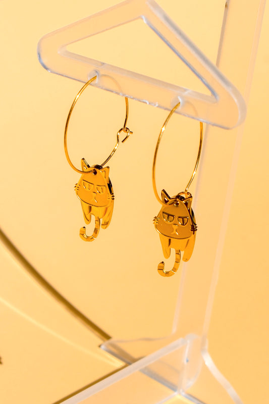 Cat earrings