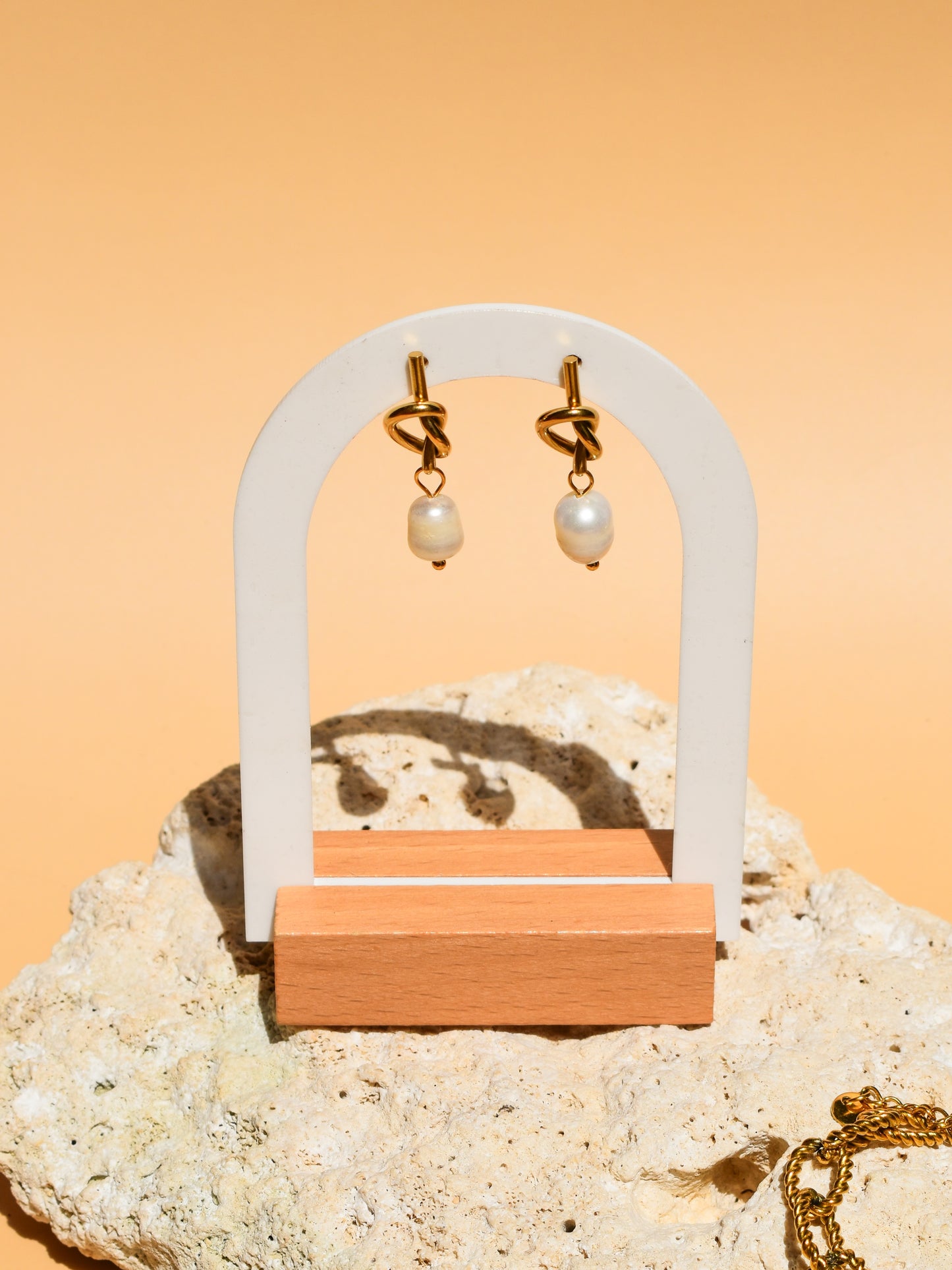 Pearl earrings