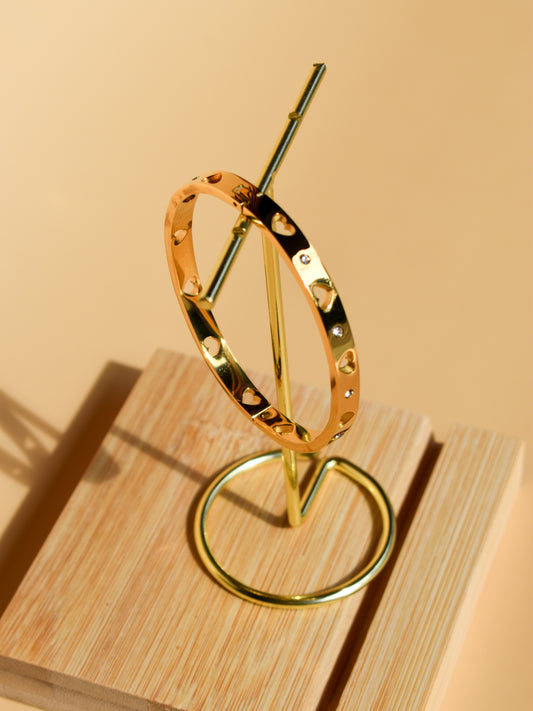 Heart bangle